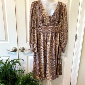 Calvin Klein Snake Print Dress